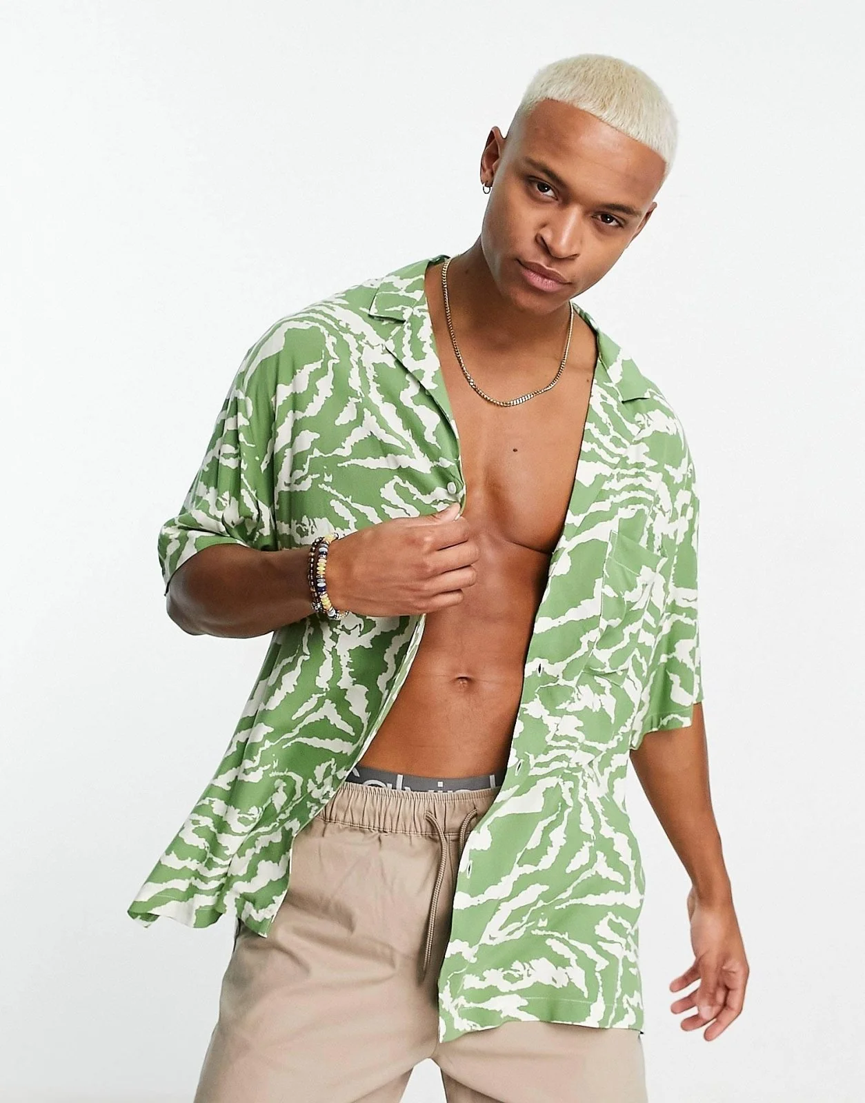 SAGE GREEN ZEBRA
